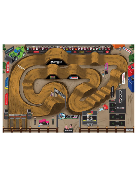 Tapis de jeu enfant MX Track 150x100cm
