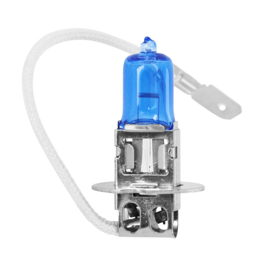 Ampoule halogène H3 12V 35w performance culot pk22s bleu (éclairage Super blanc) (projecteur)