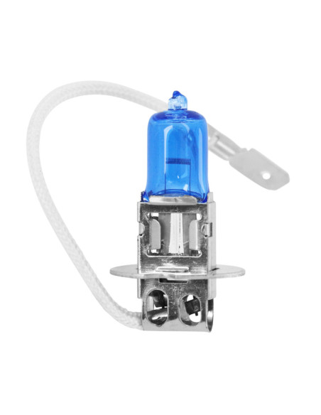 Ampoule halogène H3 12V 35w performance culot pk22s bleu (éclairage Super blanc) (projecteur)