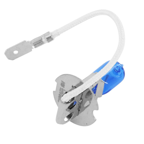 Ampoule halogène H3 12V 35w performance culot pk22s bleu (éclairage Super blanc) (projecteur)