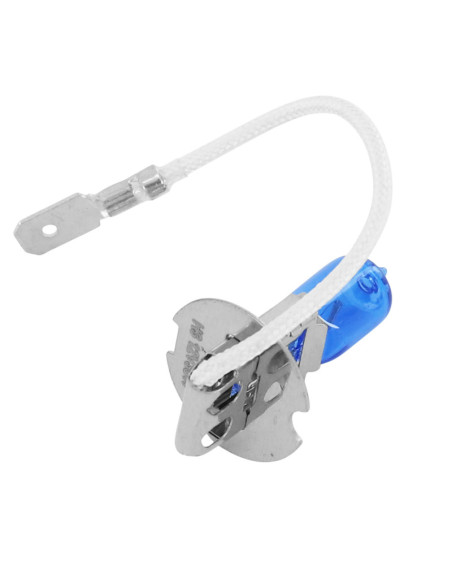 Ampoule halogène H3 12V 35w performance culot pk22s bleu (éclairage Super blanc) (projecteur)