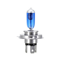 Ampoule halogène H4 12V 35-35w performance culot p43t bleu (éclairage Super blanc) (projecteur)