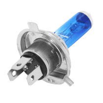 Ampoule halogène H4 12V 60-55w performnce culot p43t bleu (éclairage Super blanc) (projecteur) 2