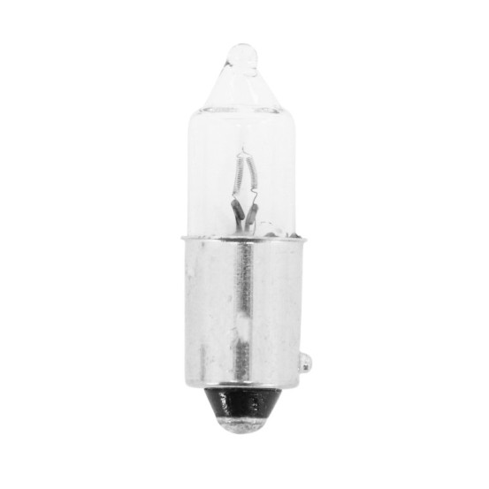 Ampoule halogène miniature H10w1 12V 21w culot bau9s temoin ergots decales 120° blanc (clignotant)