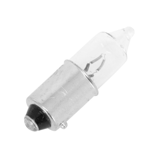 Ampoule halogène miniature H10w1 12V 21w culot bau9s temoin ergots decales 120° blanc (clignotant)