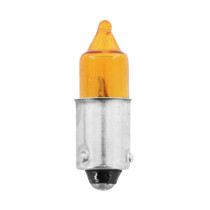Ampoule halogène miniature H10w1 12V 21w culot bau9s temoin ergots decales 120° orange (clignotant)