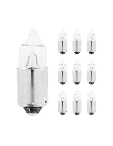 Ampoules halogène miniature H23w 12V 23w culot ba9s blanc (clignotant) (boite de 10)