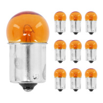 Ampoules standard 12V 10w culot ba15s bulb g18 / 5 graisseur orange (clignotant) (boite de 10)
