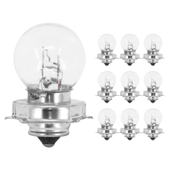 Ampoules standard 12V 15w culot p26s bulb g25 / 5 blanc (projecteur) (boite de 10)