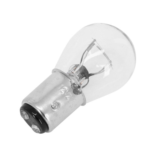 Ampoules standard 12V 21-5w culot bay15d norme p21-5w blanc (feu arrière+stop) (boite de 10)