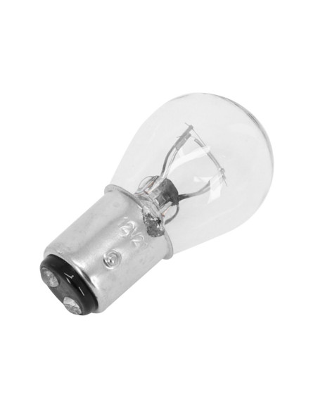 Ampoules standard 12V 21-5w culot bay15d norme p21-5w blanc (feu arrière+stop) (boite de 10)