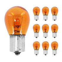 Ampoules standard 12V 21w culot ba15s norme p21w orange (clignotant) (boite de 10)