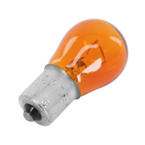 Ampoules standard 12V 21w culot bau15s norme py21w ergots decales orange (clignotant) (boite de 10) 2