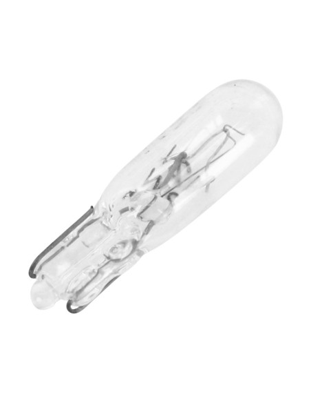 Ampoules standard 12V 2w culot w2x4 / 6d norme w2w wedge blanc (compteur) (boite de 10) (lampe scooter Peugeot)