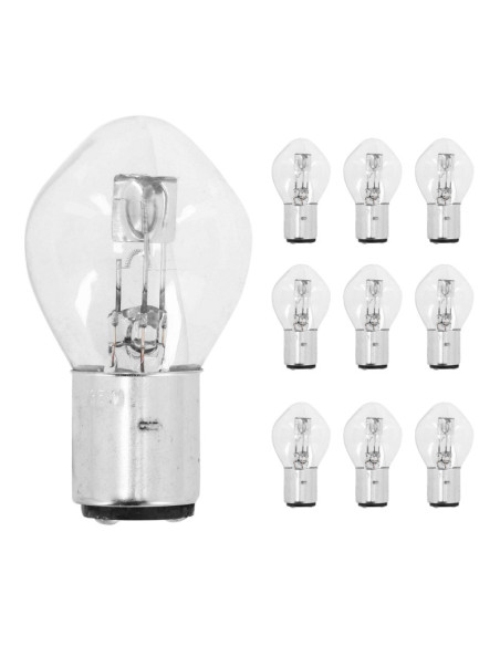 Ampoules standard 12V 35-35w culot ba20d bulb b35 blanc (projecteur) (boite de 10)