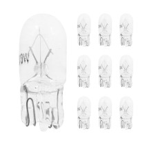 Ampoules standard 12V 3w culot w2 / 1x9 / 5d norme w3w t10 wedge blanc (compteur et clignotant) (boite de 10)