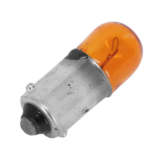 Ampoules standard 12V 4w culot ba9s norme t4w temoin orange (clignotant) (boite de 10)