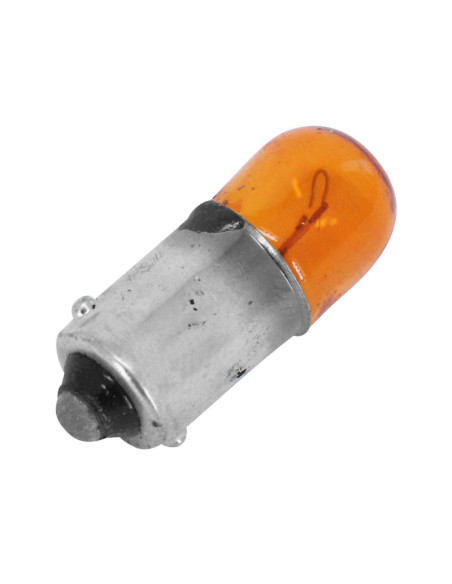 Ampoules standard 12V 4w culot ba9s norme t4w temoin orange (clignotant) (boite de 10)