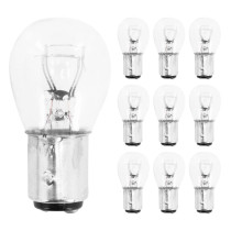 Ampoules standard 6v 21-5w culot bay15d norme p21-5w blanc (feu arrière+stop) (boite de 10)