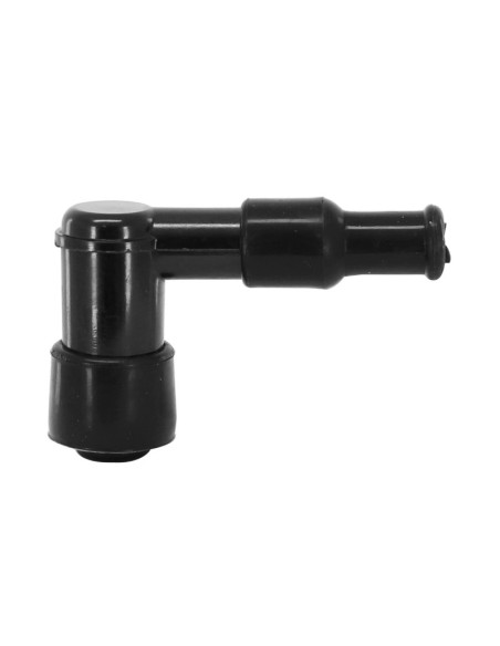Antiparasite resine 90° compact Noir (pour bougie sans olive)