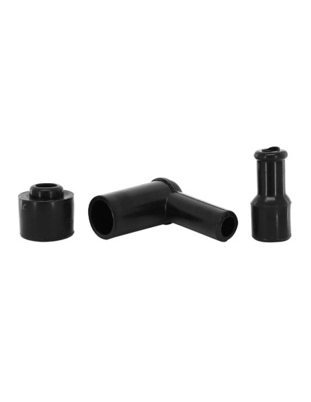 Antiparasite resine 90° compact Noir (pour bougie sans olive)