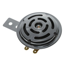 Avertisseur / klaxon cyclo ac 6v diam 70mm acier chrome 100db