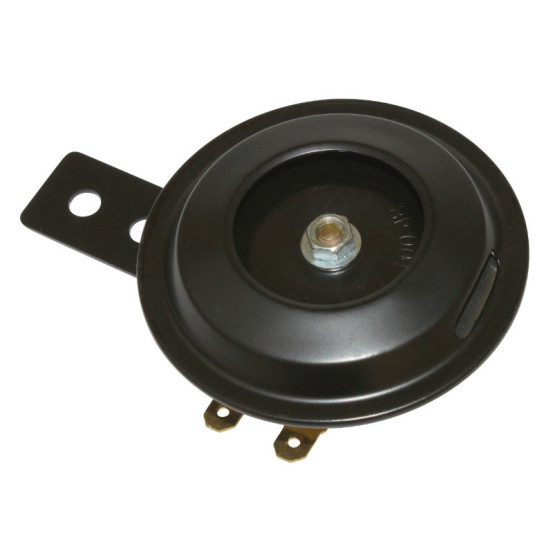 Avertisseur / klaxon scooter dc 12V acier Noir 100db (diam 70mm)