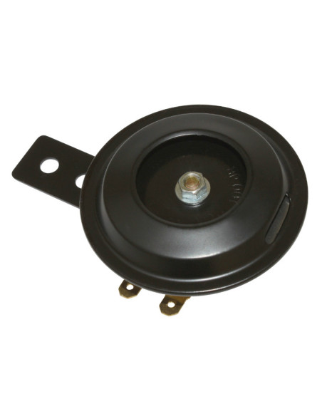 Avertisseur / klaxon scooter dc 12V acier Noir 100db (diam 70mm)