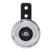Avertisseur / klaxon scooter universel 12V chrome Noir