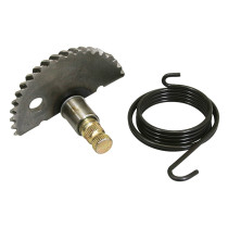 Axe / pignon de kick 50 Chinois 4T GY6 / 139QMB / Kymco 50 Agility 4T / Peugeot 50 Kisbee 4T / V-Clic 4T (avec ressort)