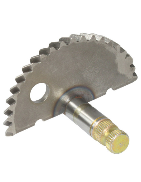 Axe / pignon de kick 50 Chinois 4T GY6 / 139QMB / Kymco 50 Agility 4T / Peugeot 50 Kisbee 4T / V-Clic 4T (longueur 56mm)
