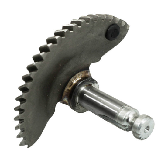 Axe / pignon de kick maxiscooter Piaggio 125 Hexagon 2T / Gilera 125 Runner 2T après 1998
