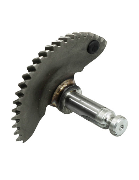 Axe / pignon de kick maxiscooter Piaggio 125 Hexagon 2T / Gilera 125 Runner 2T après 1998