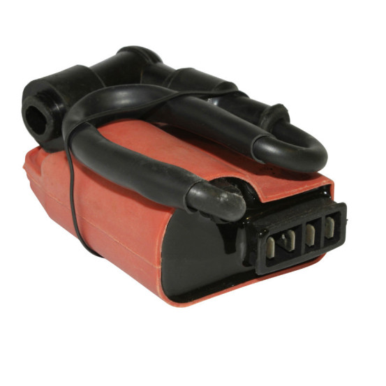 Bobine d'allumage avec CDI Piaggio 50 Zip 2T 1992-1997 / 50 Typhoon 1994-1997 / 50 NRG 1994-1998 4 grosses fiches)