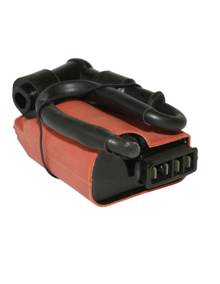 Bobine d'allumage avec CDI Piaggio 50 Zip 2T 1992-1997 / 50 Typhoon 1994-1997 / 50 NRG 1994-1998 4 grosses fiches)