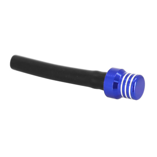Bouchon mise à l'air-reniflar reservoir essence moto off road aluminium CNC bleu