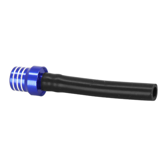 Bouchon mise à l'air-reniflar reservoir essence moto off road aluminium CNC bleu