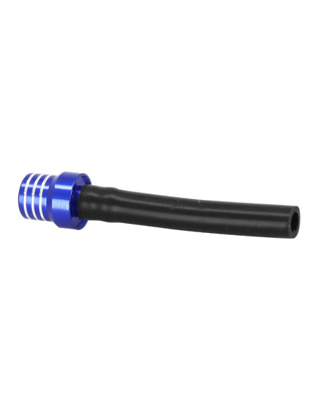 Bouchon mise à l'air-reniflar reservoir essence moto off road aluminium CNC bleu