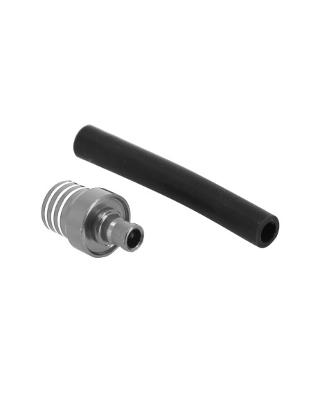 Bouchon mise à l'air-reniflar reservoir essence moto off road aluminium CNC argent