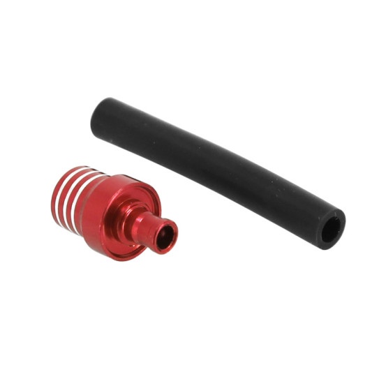 Bouchon mise à l'air-reniflar reservoir essence moto off road aluminium CNC rouge