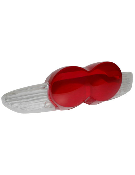 Cabochon feu arrière scooter MBK 50 Ovetto / Yamaha 50 Neo's après 2008-2016 Rouge
