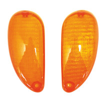 Cabochons clignotant scooter Piaggio 50 Typhoon / NRG / NTT arrière orange