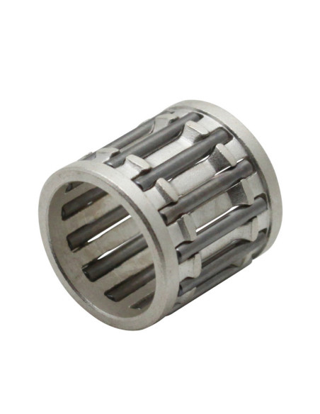 Cage à aiguilles de piston 12x15x15 cage standard Minarelli 50 AM6 / Derbi 50 Senda-Peugeot 50 TKR / Speedfight (colori argent)