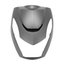 Carénage tablier avant superieur scooter Peugeot 50 Kisbee 2T / 4T 2010-2020 Gris mat 2