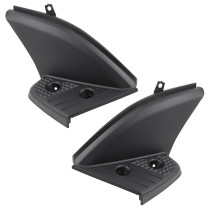 Carénages marche pied passager scooter MBK 50 Stunt / Yamaha 50 Slider Noir