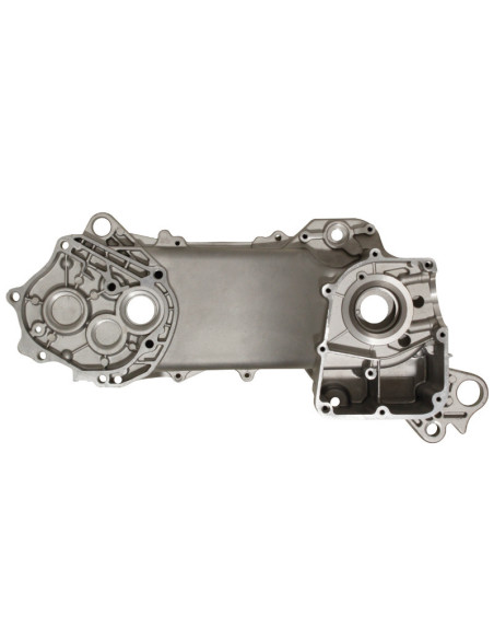 Carter moteur 4T Peugeot 50 Kisbee / Kymco 50 Agility / Sym 50 Orbit (gauche côté variation / longueur 430mm)
