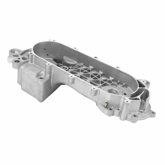 Carter moteur Sym 50 Orbit / Mio 4T / Peugeot 50 Vivacity 3 / Ludix 4T (gauche côté variation / longueur 430mm)