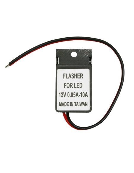 Centrale clignotante universelle 12V 10w 0.05 à 10a clignotants à leds (fil 20cm)