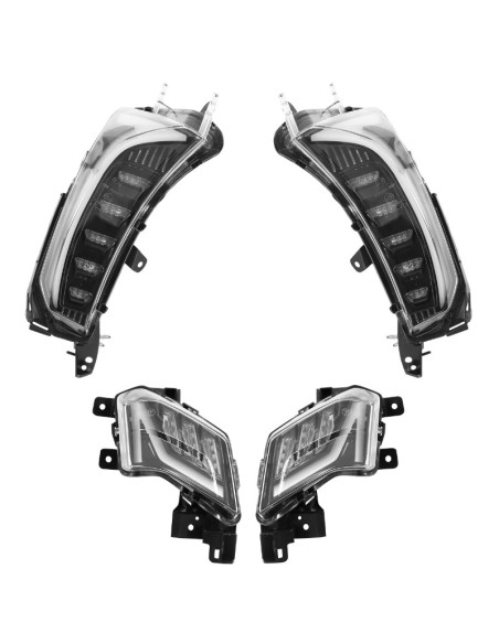 Clignotants et feux avant / arrière maxiscooter Yamaha 530 T-Max 2017-2019 Transparent LED