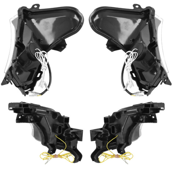 Clignotants et feux avant / arrière maxiscooter Yamaha 530 T-Max 2017-2019 Transparent LED